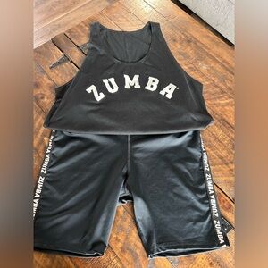 Matching Set! Zumba Basic Tank and Matching Shorts